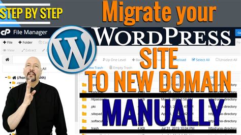 Migrate Your Wordpress Site To New Host And New Domain Manually Easy