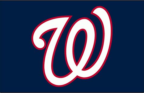 Washington Nationals Batting Practice Logo National League Nl