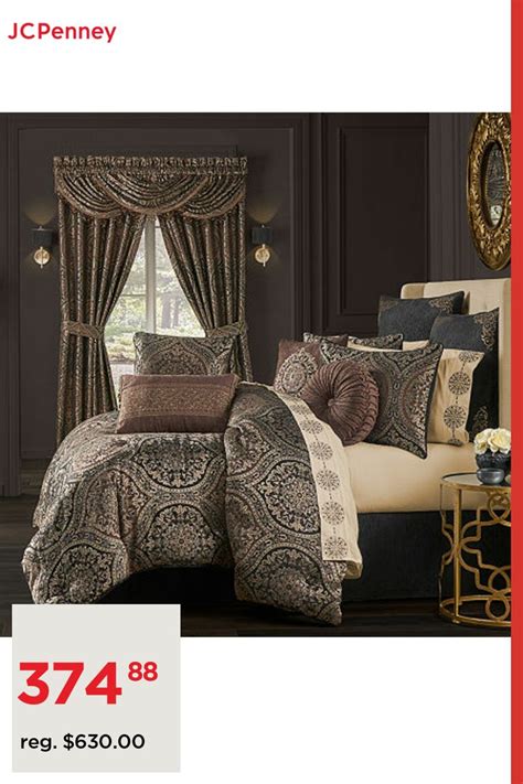 Queen Street Monaco 4 Pc Damask Scroll Comforter Set Color