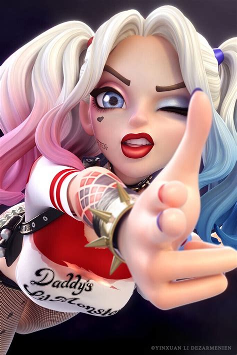 Suicide Squads Harley Quinn 3d Fan Art By Yinxuan Dezarmenien Album