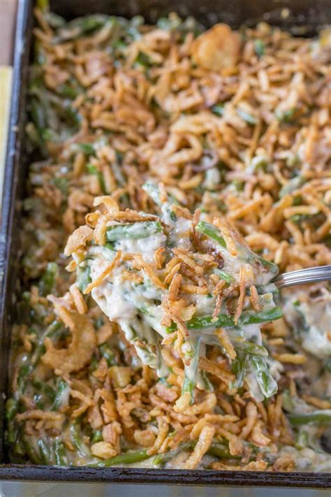 This green bean casserole recipe is delicious and loaded with vitamin k and vitamin a. Easy Green Bean Casserole with green beans, mushroom soup ...