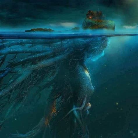 Under Da Sea Sea Monsters Dump Surreal Art Surrealism Painting