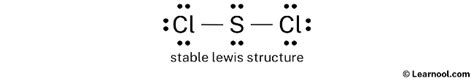 SCl2 Lewis Structure Learnool