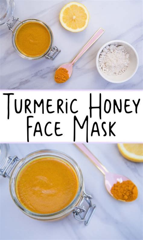 Turmeric And Honey Face Mask Diy Natural And Vegan Ingredients Helps