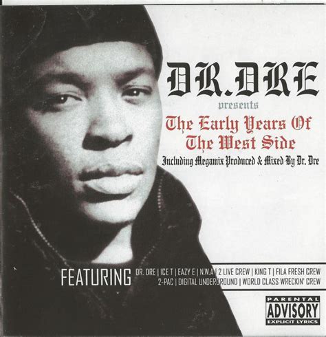 Dr Dre Presents The Early Years Of Westside 2 Cd Dubman Home