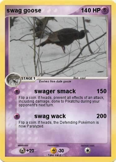 Pokémon Swag Goose Swager Smack My Pokemon Card