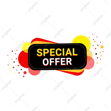 Promotion Special Offer Vector Hd Png Images Special Offer Free Png