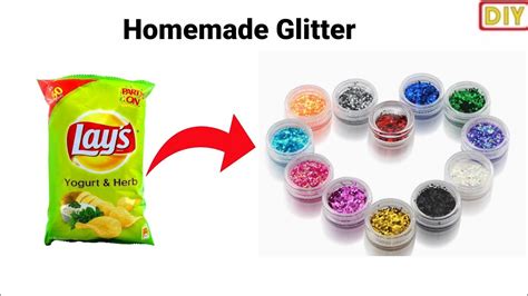 How To Make Glitter At Home Homemade Glitter Diy Glitter How To Make