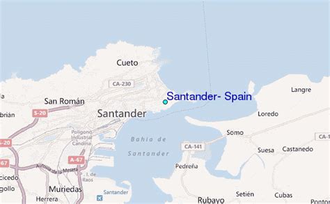 Listed among the most beautiful bays in the world, santander has a stellar view of the waters off the coast. SANTANDER SPAIN MAP - Imsa Kolese