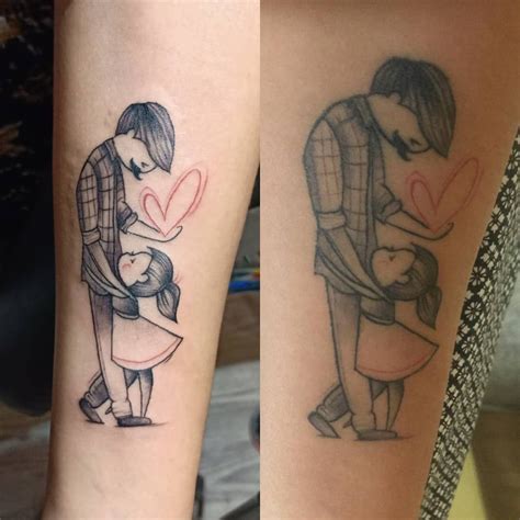 Pin on dad and daughter tattoo