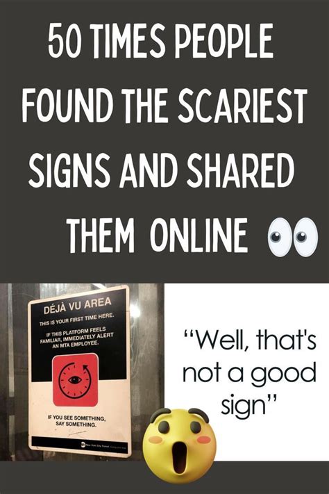 Say Something First Time Scary Signs Feelings Amazing Shop Signs