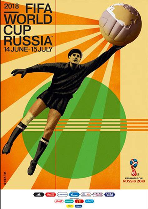 2018 Russia World Cup Poster Lev Yashin Revealed As Poster Athlete