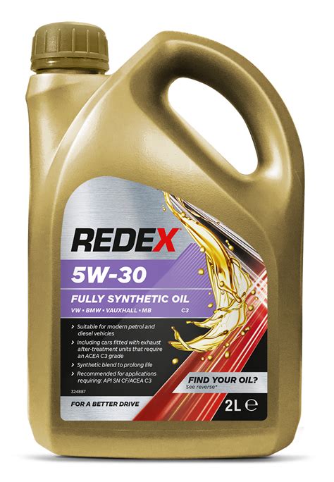 5w 30 Fully Synthetic Oil For Bmw Vx Vw Mb Redex