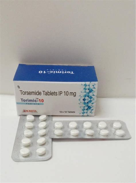 TERIMIC Torsemide Tablets Mg Prescription Packaging Type X At Rs Stripe In Panchkula