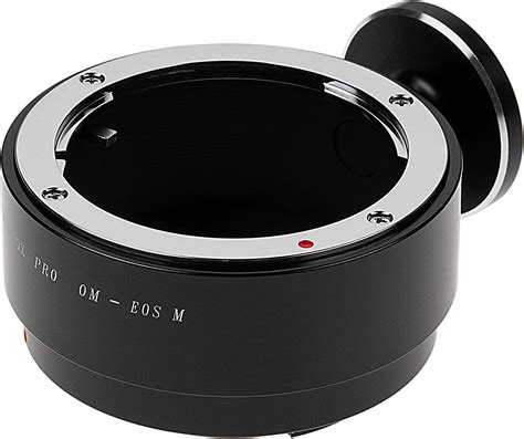 fotodiox pro lens mount adapter compatible with olympus om 35mm film lenses on canon eos m ef m