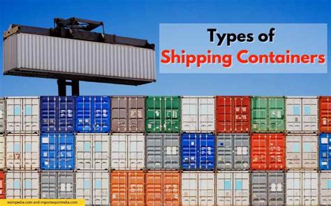 15 Most Common Types Of Containers For Shipping Trade 2023