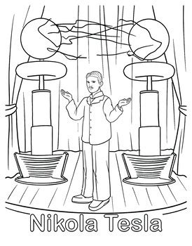 Nikola Tesla Coloring And Activity Book Pages Good For Distance Learning