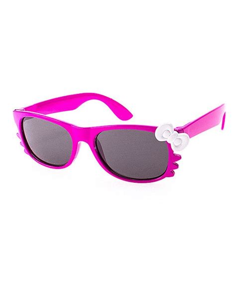 Cutie Pie Kid Couture Hot Pink Kitten Bow Sunglasses Kids Couture