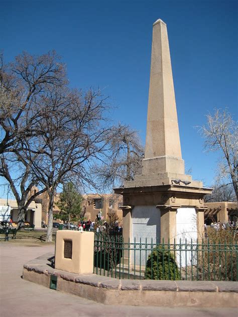 Santa Fe Plaza Obelisk Erected In 1868 Flickr Photo Sharing