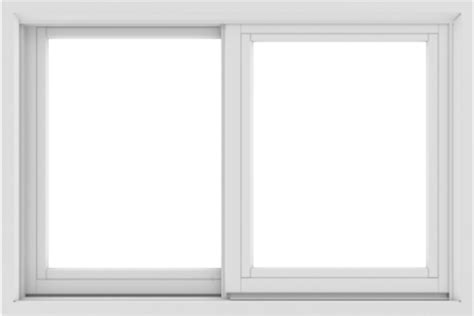 WDMA & ESWDA 36X24 (35.5 x 23.5 inch) White uPVC/Vinyl Sliding Window ...