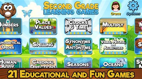 Second Grade Learning Games By Rosimosi Llc
