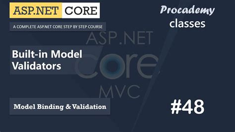 48 Built In Model Validators Model Binding Validation ASP NET