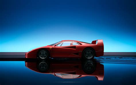 Hintergrundbilder Auto Fahrzeug Rote Autos Sportwagen Ferrari F40