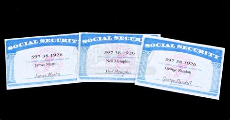 The only documents acceptable for visual verification of your ssn for how do i know if i'm eligible for an ssn? Luke Spencer's (Anthony Geary) Alternate New York Licenses, Social Security Cards, and Passports ...