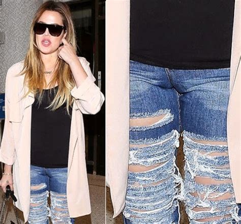 A Feast For The Eyes Khloe Kardashian Puts Her Camel Toe On Display