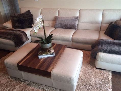 Ottomans are such versatile furniture pieces and you can use them in all sorts of contexts and even design them in a lot of different ways. Walnut Ottoman Tray Wood Ottoman Wrap Tray by ...