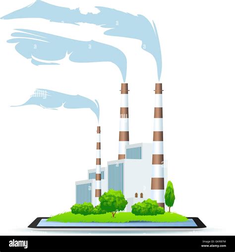 Power Plant Icon Stock Vector Image And Art Alamy