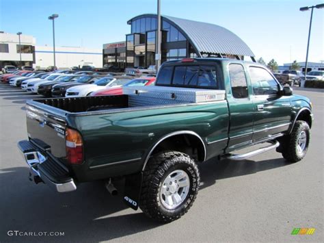 2000 Imperial Jade Green Mica Toyota Tacoma V6 Sr5 Extended Cab 4x4