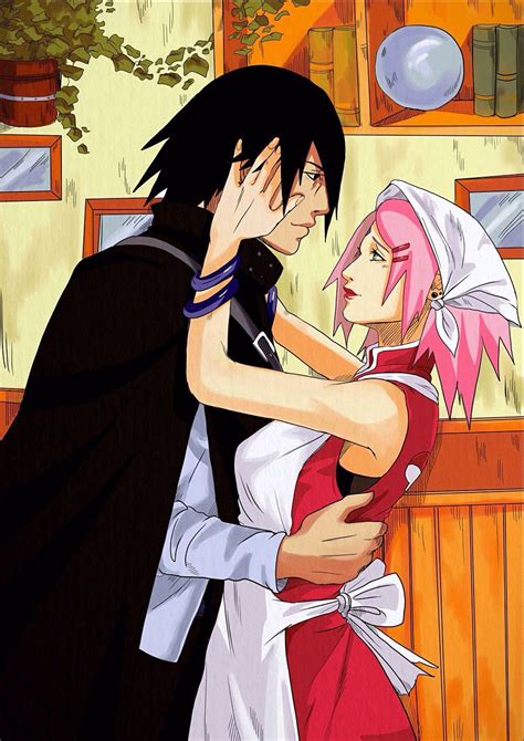 Sasusaku Sasuke Naruto Sakura Uchiha Read Image Fan Art Artwork Anime Stuff Twitter Work