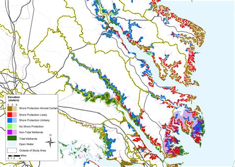 Sea Level Rise Planning Maps Likelihood Of Shore Protection In Virginia