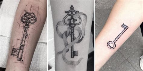 32 Must See Skeleton Key Tattoo Designs Tattooblend