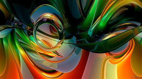 Wallpaper Abstract Curves Colorful Rainbow 1920x1080 Full Hd 2k