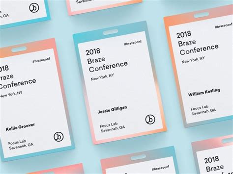 Conference Pass | Conference badges design, Conference design, Event