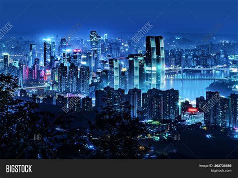 Chongqing Skyline At Night