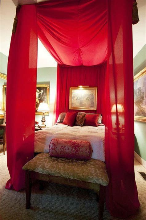 Bedroom Red Romantic Bedroom Beautiful Bedrooms Dream Bedroom Home Bedroom Bedroom Wall