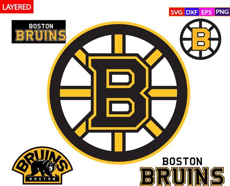 Boston Bruins Logo Svgbruins Clipartbruins Logo Svgbruins Etsy In
