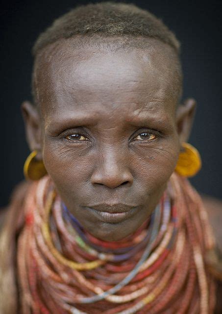 Old Karo Tribe Woman Ethiopia Torre Cn