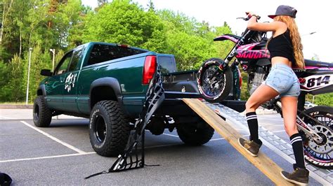 How To Load A Motorcycle Into A Truck