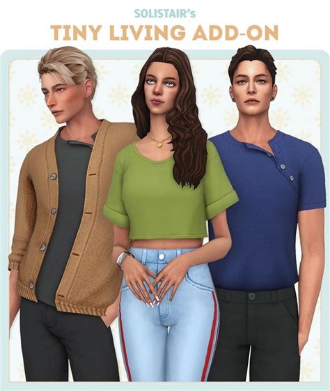 Tiny Living Add On Pack Solistair On Patreon In 2021 Sims 4 Mods
