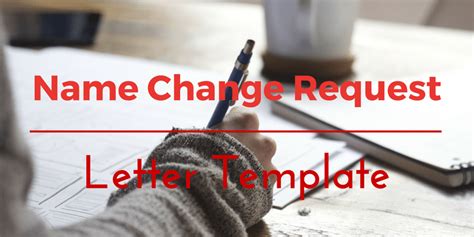 Once you place the request, it takes 24 to 48 hours for mapping the new primary bank. Letter for Change of Name After Marriage Template - Our ...