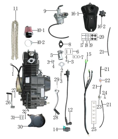 Coolster 110cc atv parts furthermore 110cc pit bike engine diagram. 28 Chinese 125cc Atv Wiring Diagram - Wire Diagram Source Information