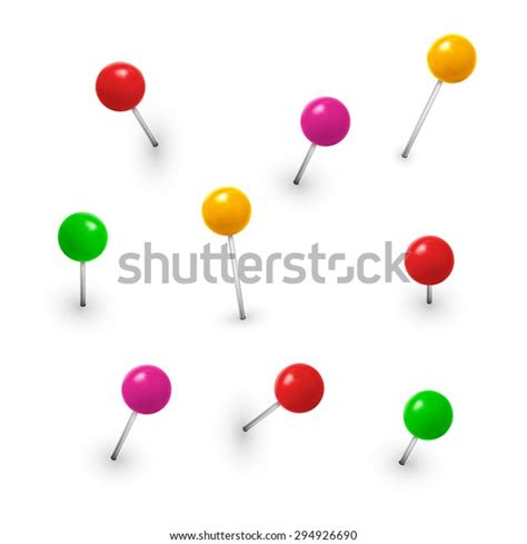 Vector Pins Collection Eps10 Stock Vector Royalty Free 294926690