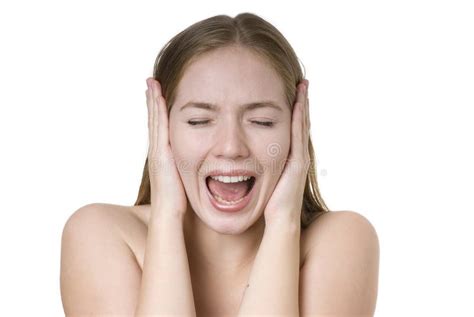 Screaming Woman Stock Image Image Of Natural Open Crazy