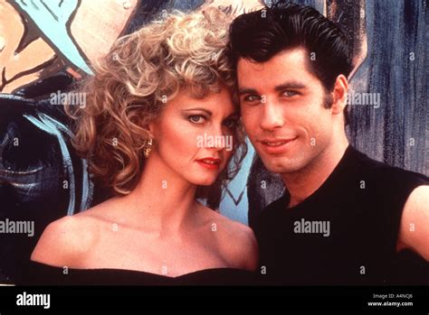 Grease John Travolta And Olivia Newton John Stock Photo Alamy
