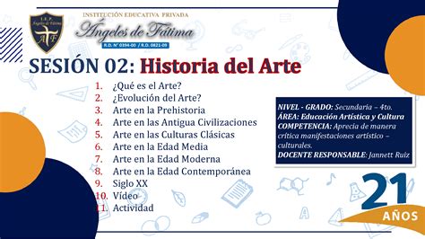 Solution Educaci N Art Stica Y Cultura Historia Del Arte To Sec Studypool