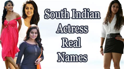 South Indian Actress Real Names Tamil Telugu Malayalam Actress Real